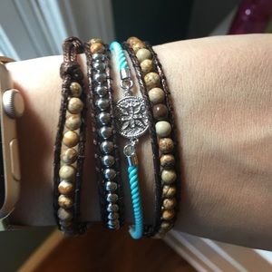 Sept 2017 rustic cuff set of 3